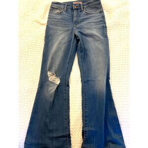 Joe's Jeans Wide-Leg Light Wash Jean - Sz 28